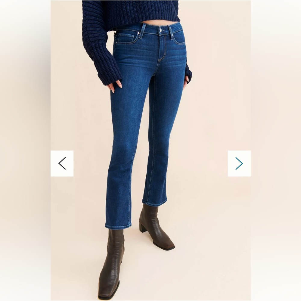 PAIGE Shelby Crop Flare Jeans